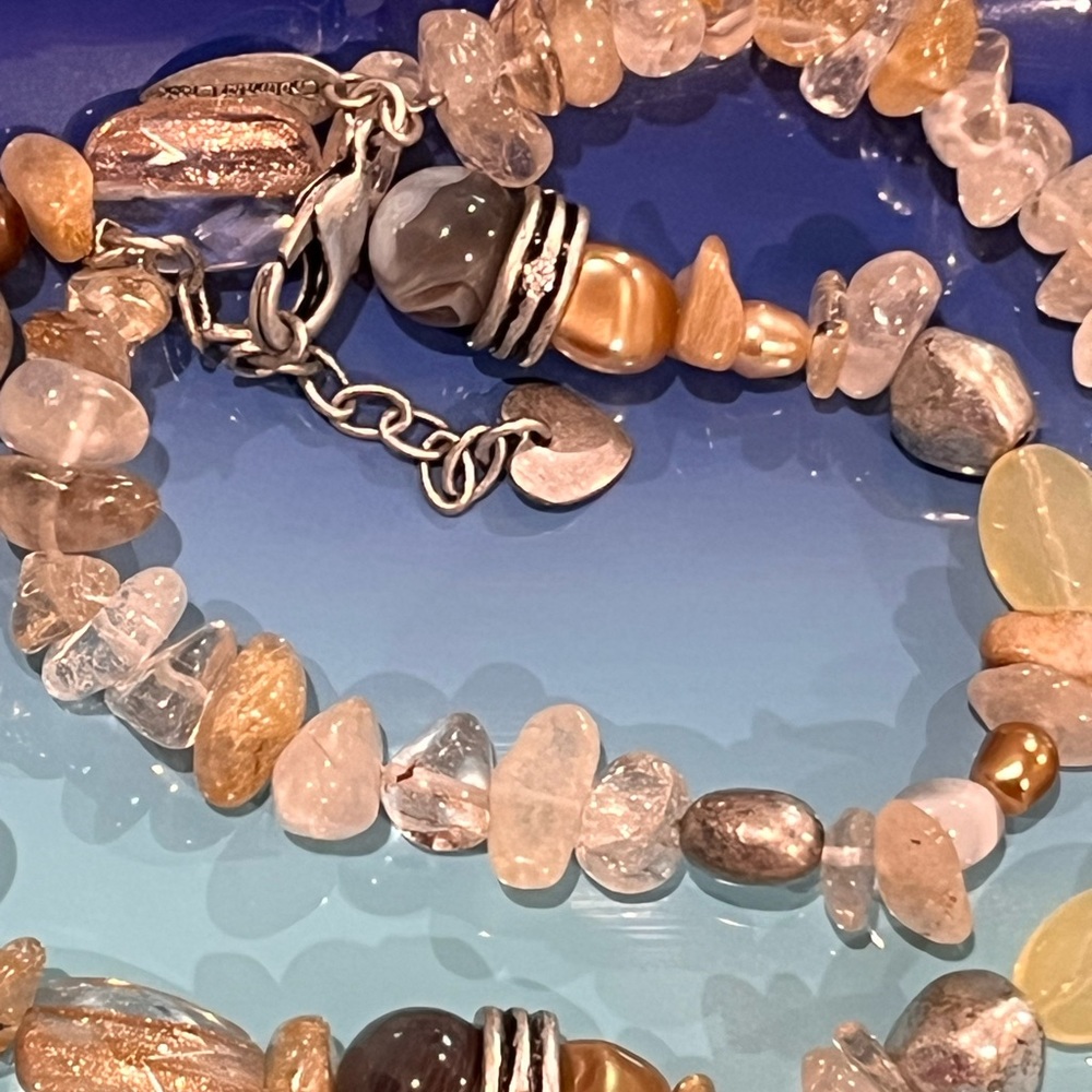 💜 3 for $20💜 N316 Coldwater Creek Vintage Stone Necklace